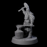 Veteran Viking Warrior L Miniature for Dungeons and Dragons, Pathfinder or other TTRPGs