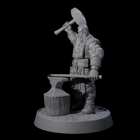 Veteran Viking Warrior L Miniature for Dungeons and Dragons, Pathfinder or other TTRPGs