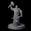 Veteran Viking Warrior L Miniature for Dungeons and Dragons, Pathfinder or other TTRPGs