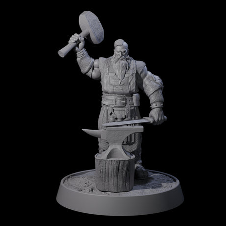 Veteran Viking Warrior L Miniature for Dungeons and Dragons, Pathfinder or other TTRPGs