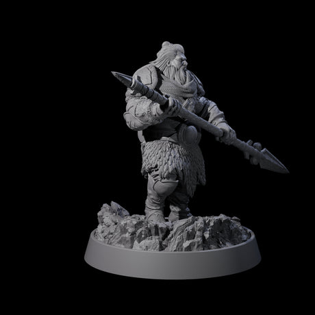 Veteran Viking Warrior M Miniature for Dungeons and Dragons, Pathfinder or other TTRPGs