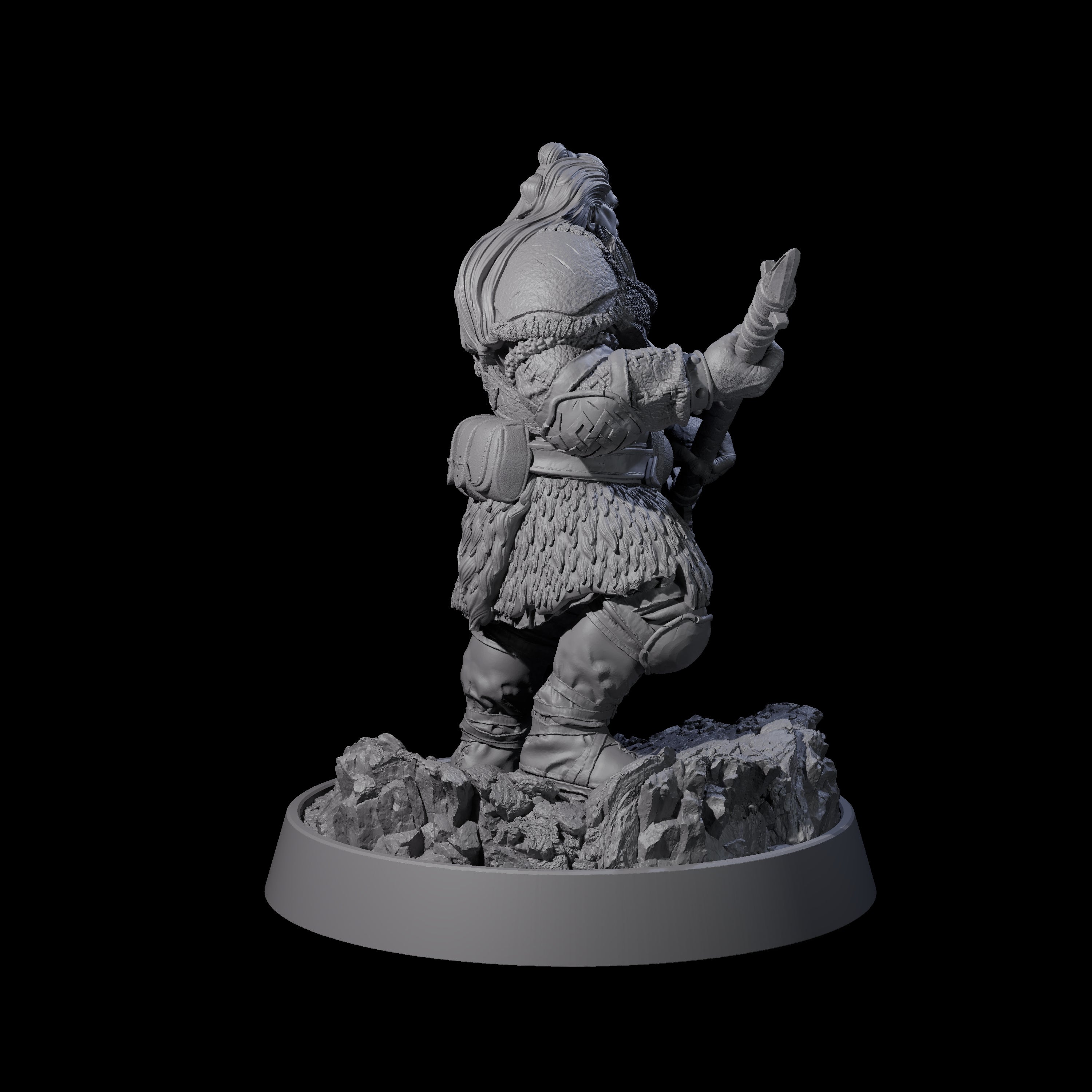 Veteran Viking Warrior M Miniature for Dungeons and Dragons, Pathfinder or other TTRPGs