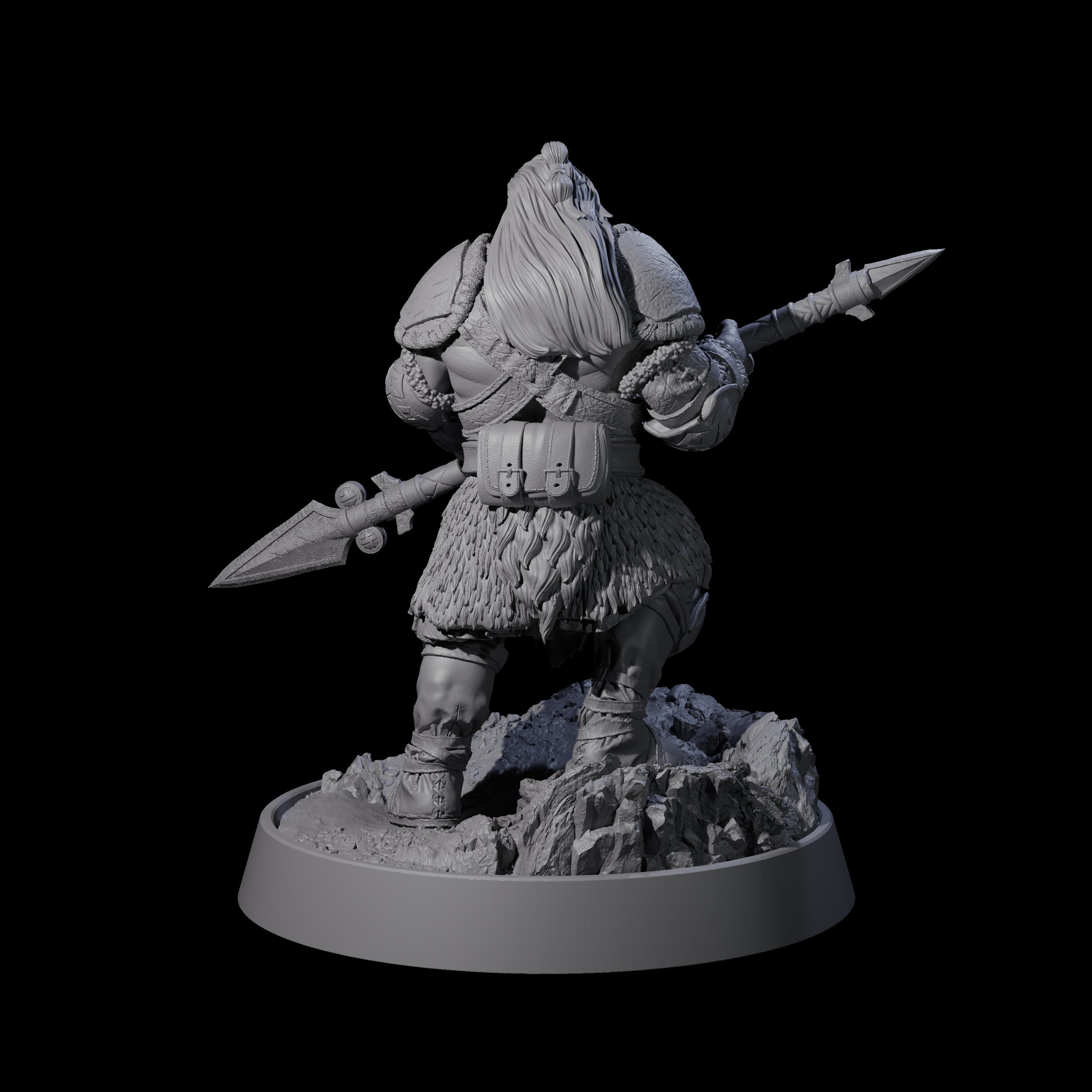 Veteran Viking Warrior M Miniature for Dungeons and Dragons, Pathfinder or other TTRPGs