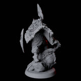 Victorious Northman Barbarian Chief Miniature for Dungeons and Dragons, Pathfinder or other TTRPGs