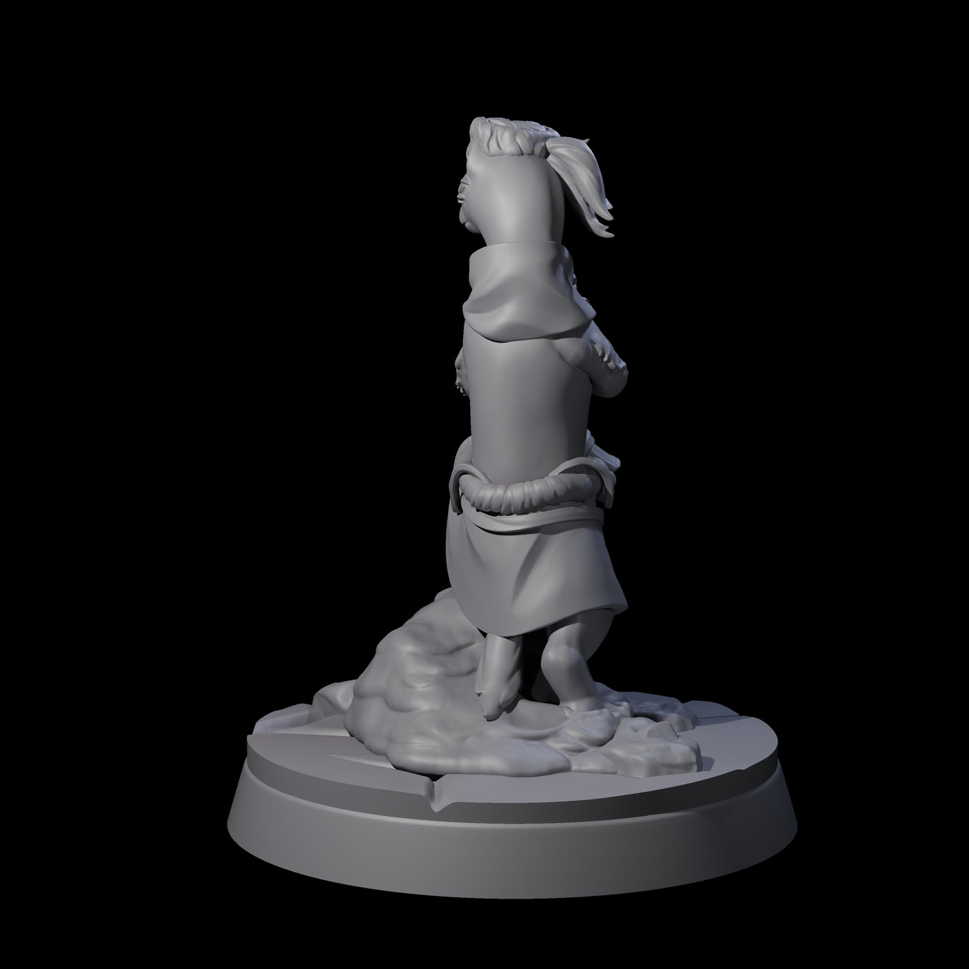 Vigilant Ferret Scout Miniature for Dungeons and Dragons, Pathfinder or other TTRPGs