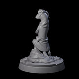 Vigilant Ferret Scout Miniature for Dungeons and Dragons, Pathfinder or other TTRPGs