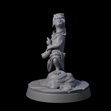 Vigilant Ferret Scout Miniature for Dungeons and Dragons, Pathfinder or other TTRPGs
