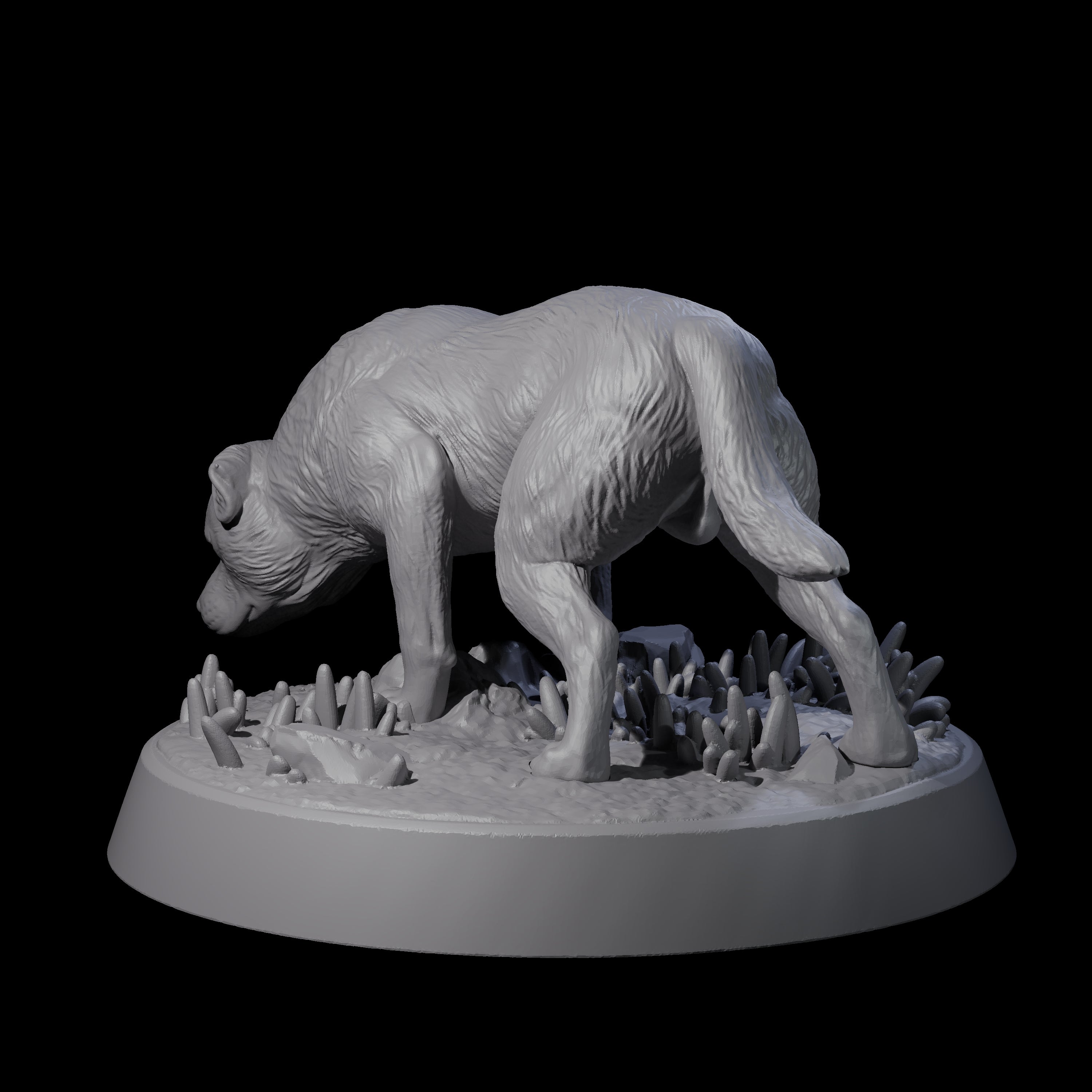 Vigilant Guard Dog B Miniature for Dungeons and Dragons, Pathfinder or other TTRPGs
