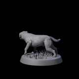 Vigilant Guard Dog C Miniature for Dungeons and Dragons, Pathfinder or other TTRPGs