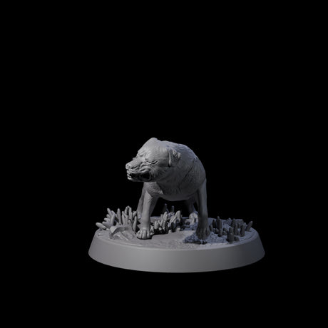 Vigilant Guard Dog C Miniature for Dungeons and Dragons, Pathfinder or other TTRPGs