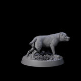 Vigilant Guard Dogs Miniature for Dungeons and Dragons, Pathfinder or other TTRPGs