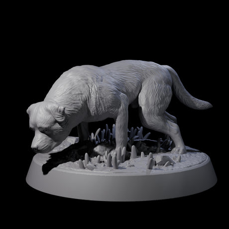 Vigilant Guard Dogs Miniature for Dungeons and Dragons, Pathfinder or other TTRPGs
