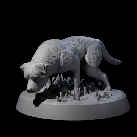 Vigilant Guard Dogs Miniature for Dungeons and Dragons, Pathfinder or other TTRPGs