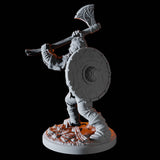 Viking Raider Miniature for Dungeons and Dragons, Pathfinder or other TTRPGs