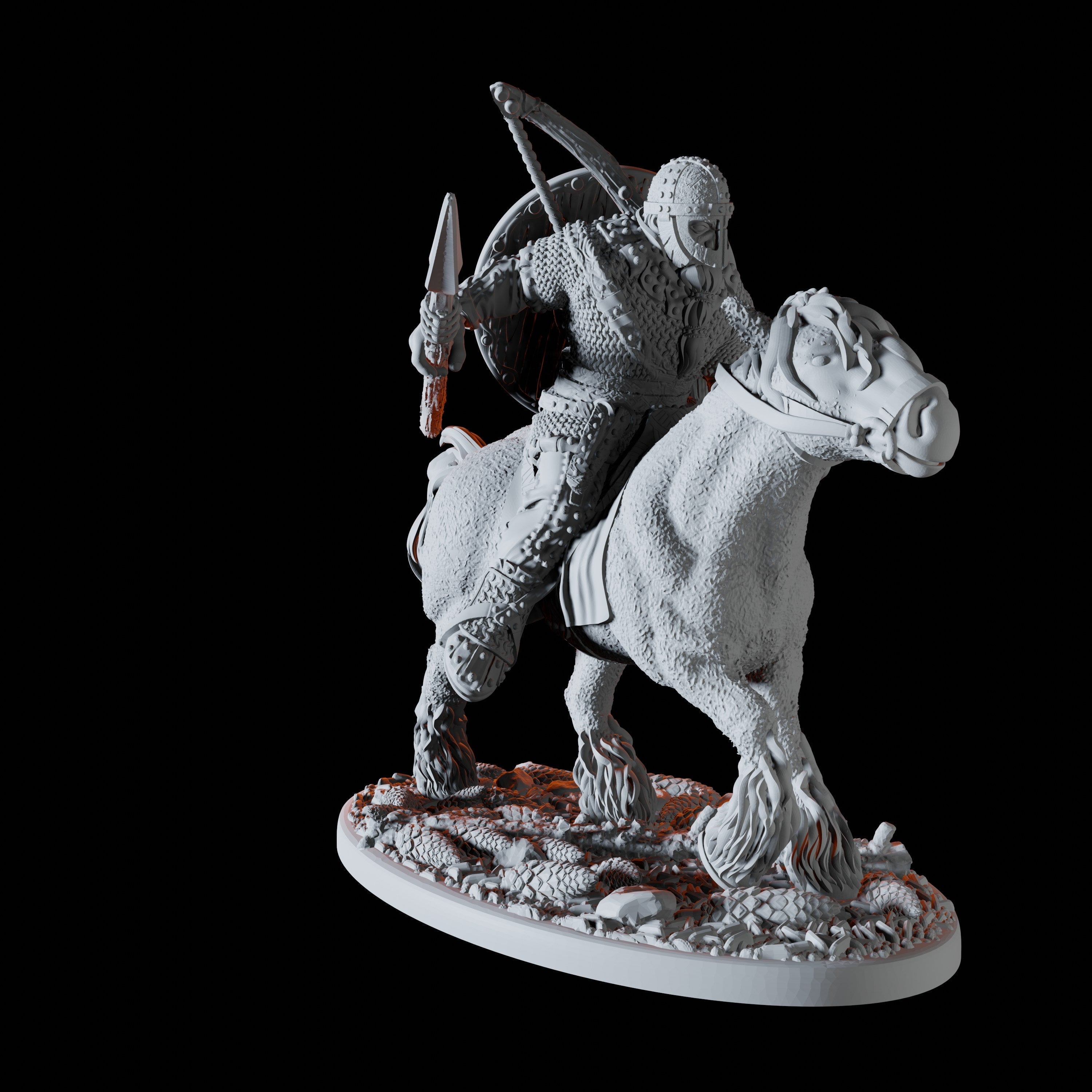 Viking Rider Miniature for Dungeons and Dragons - Myth Forged