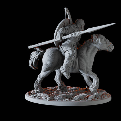 Viking Rider Miniature for Dungeons and Dragons, Pathfinder or other TTRPGs