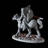 Viking Rider Miniature for Dungeons and Dragons, Pathfinder or other TTRPGs