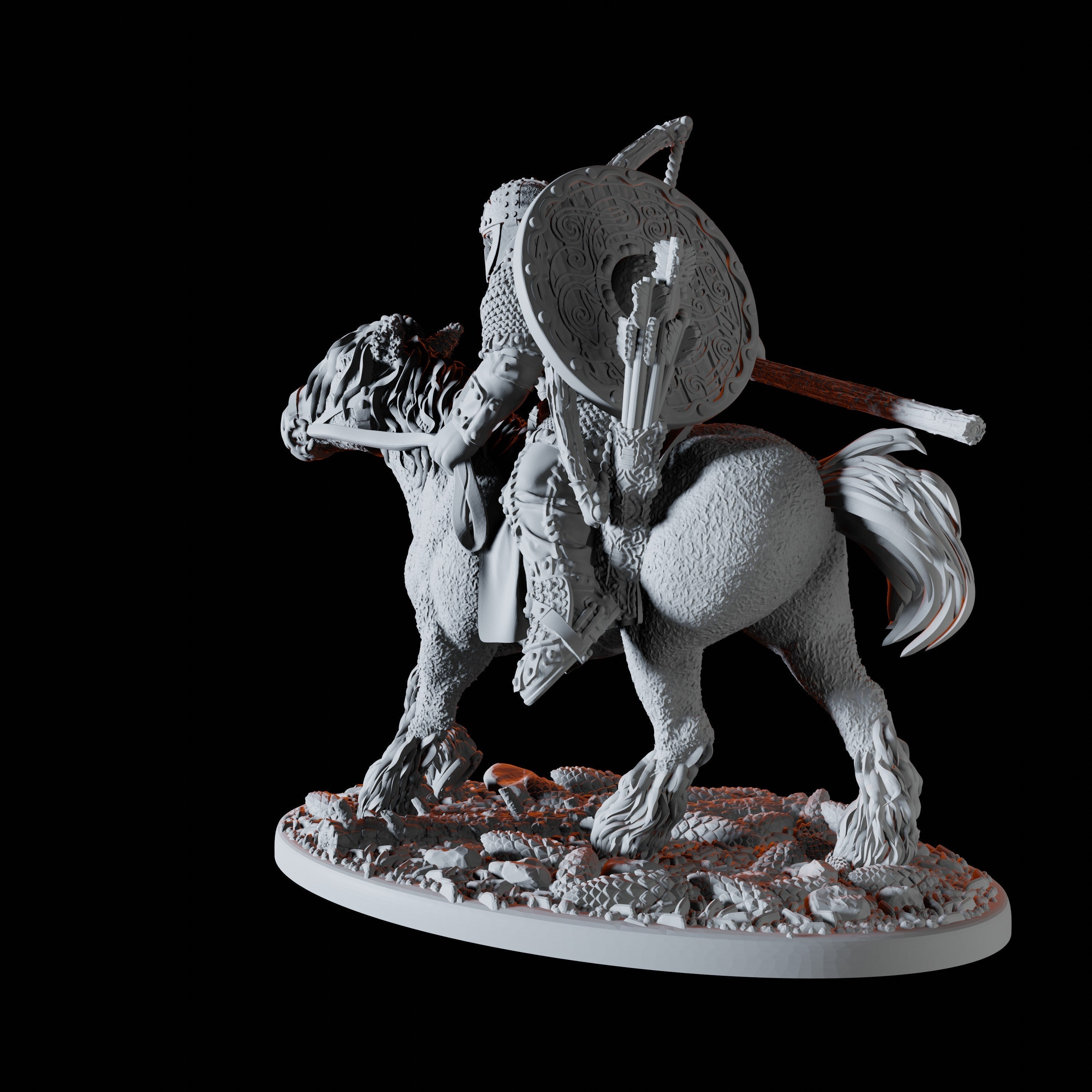 Viking Rider Miniature for Dungeons and Dragons - Myth Forged