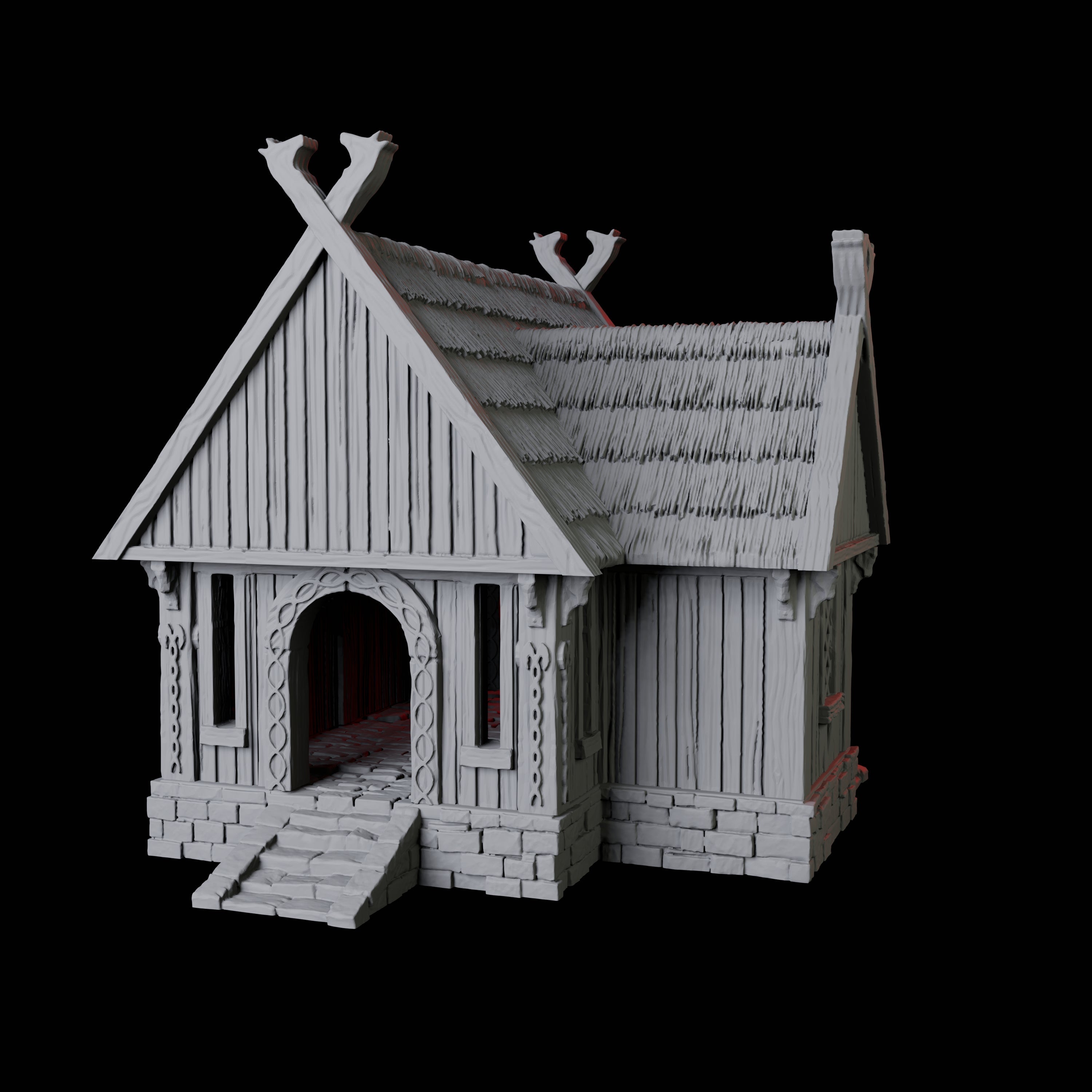 Villager's House - Saxonia Miniature for Dungeons and Dragons