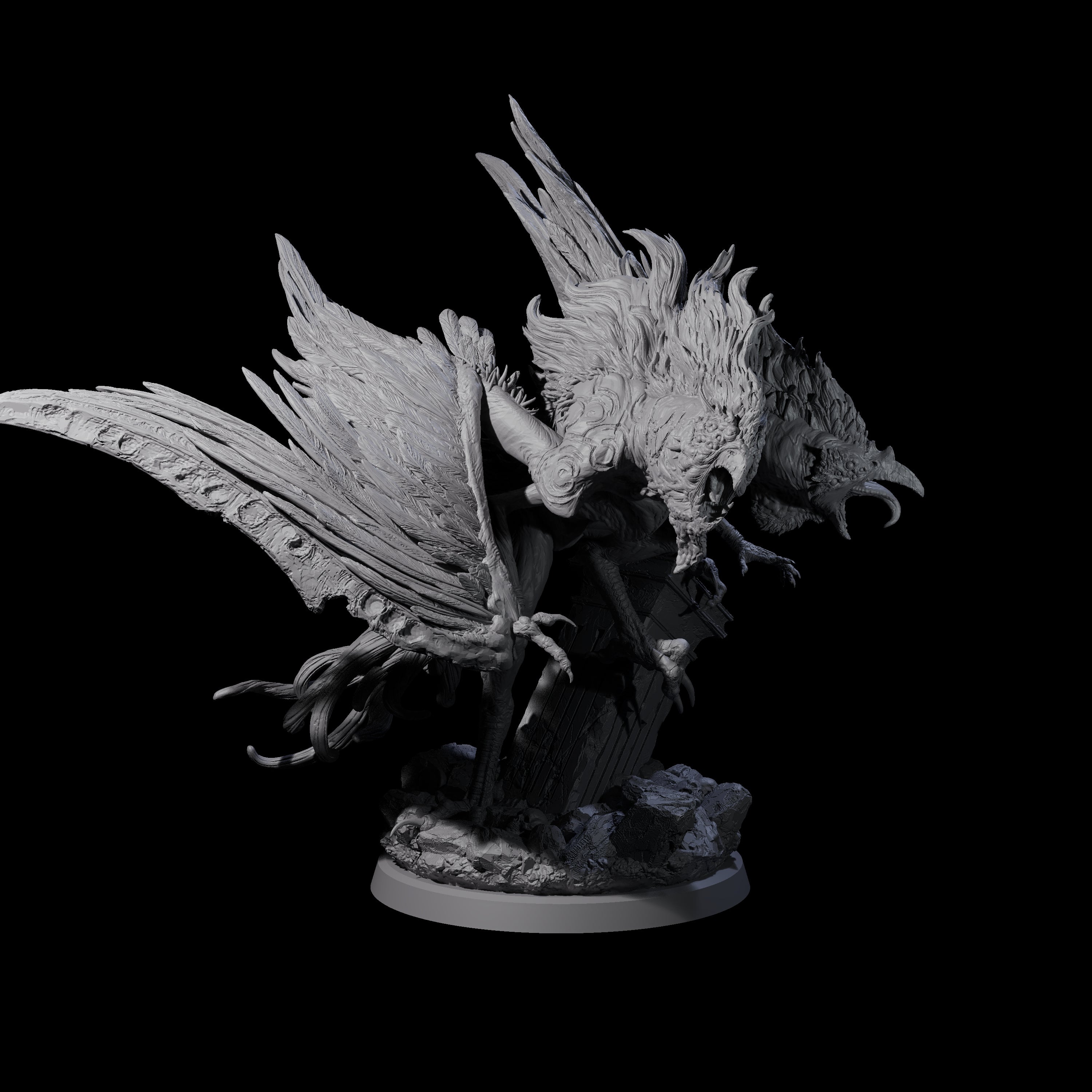 Vindictive Garuda Celestial A Miniature for Dungeons and Dragons, Pathfinder or other TTRPGs