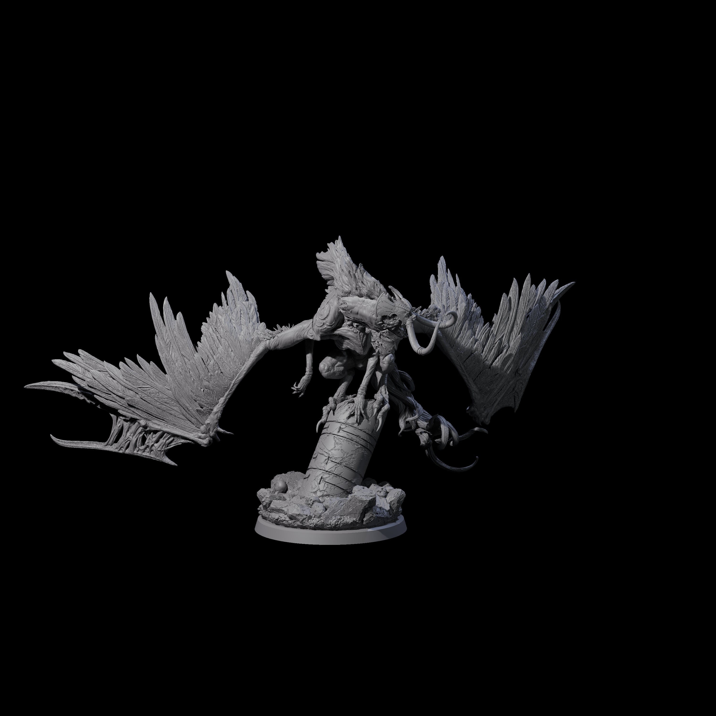 Vindictive Garuda Celestial B Miniature for Dungeons and Dragons, Pathfinder or other TTRPGs