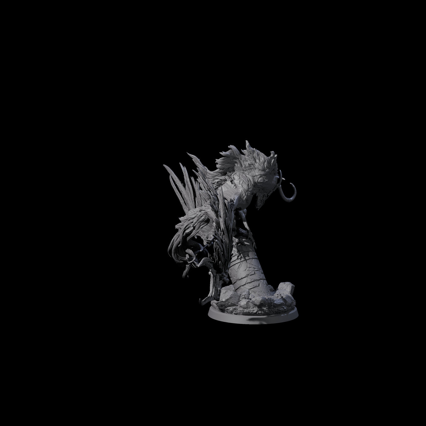 Vindictive Garuda Celestial B Miniature for Dungeons and Dragons, Pathfinder or other TTRPGs