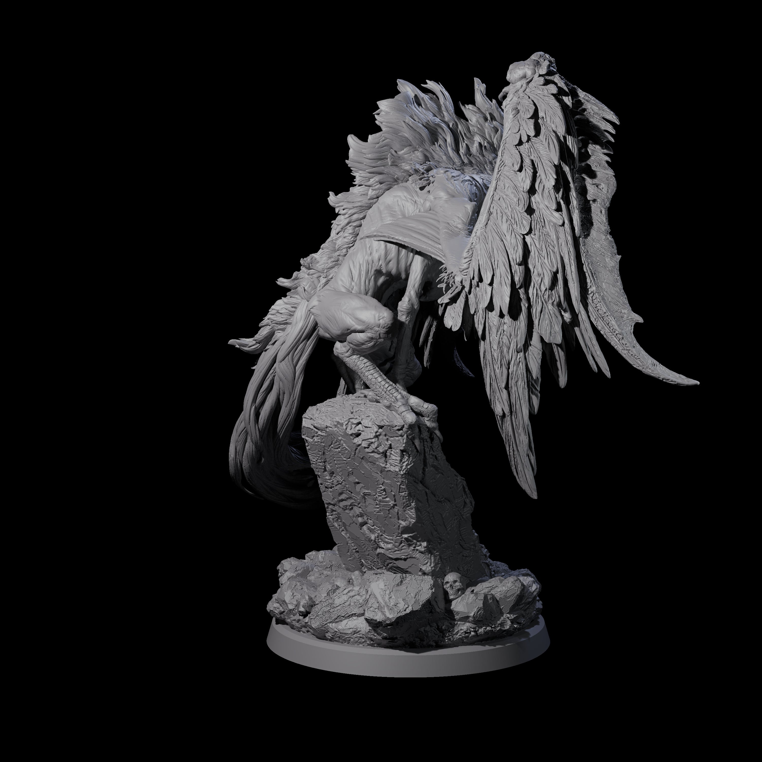Vindictive Garuda Celestial C Miniature for Dungeons and Dragons, Pathfinder or other TTRPGs