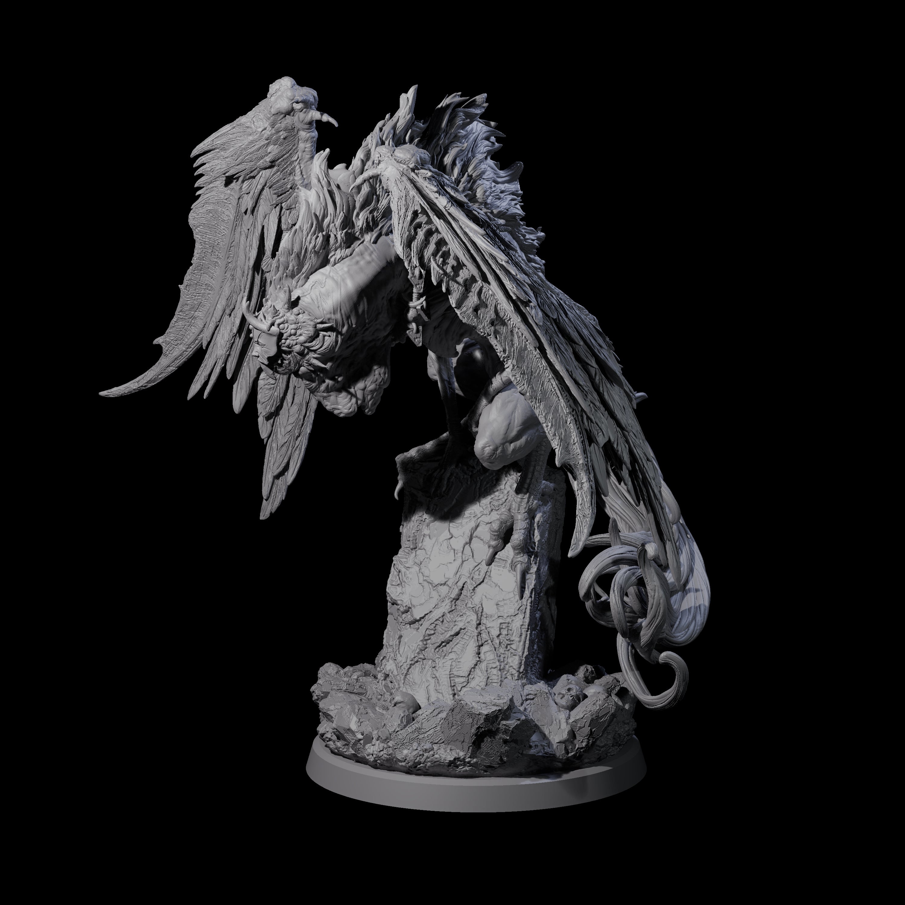 Vindictive Garuda Celestial C Miniature for Dungeons and Dragons, Pathfinder or other TTRPGs