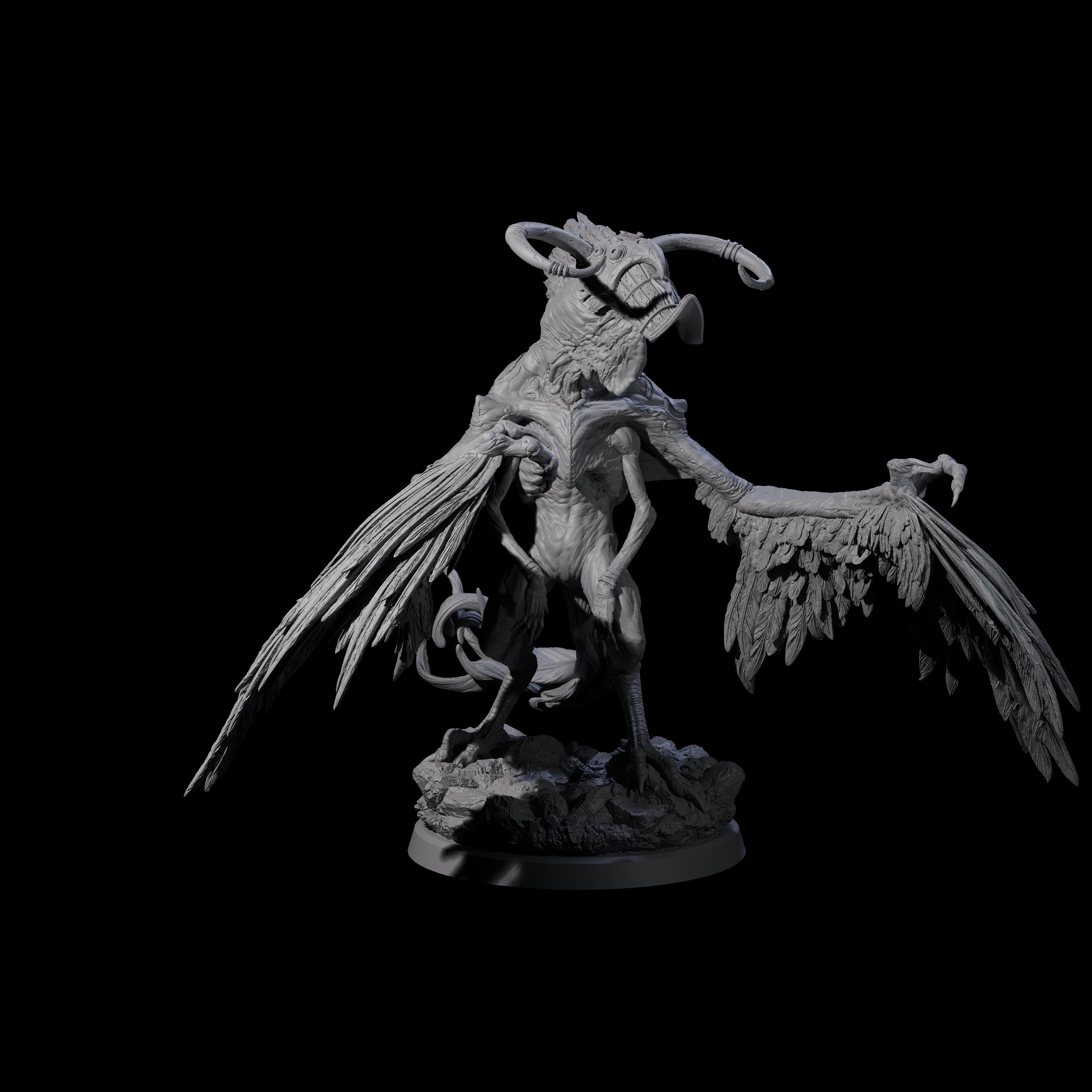 Vindictive Garuda Celestial D Miniature for Dungeons and Dragons, Pathfinder or other TTRPGs