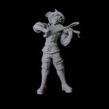 Violin Bard Miniature for Dungeons and Dragons, Pathfinder or other TTRPGs