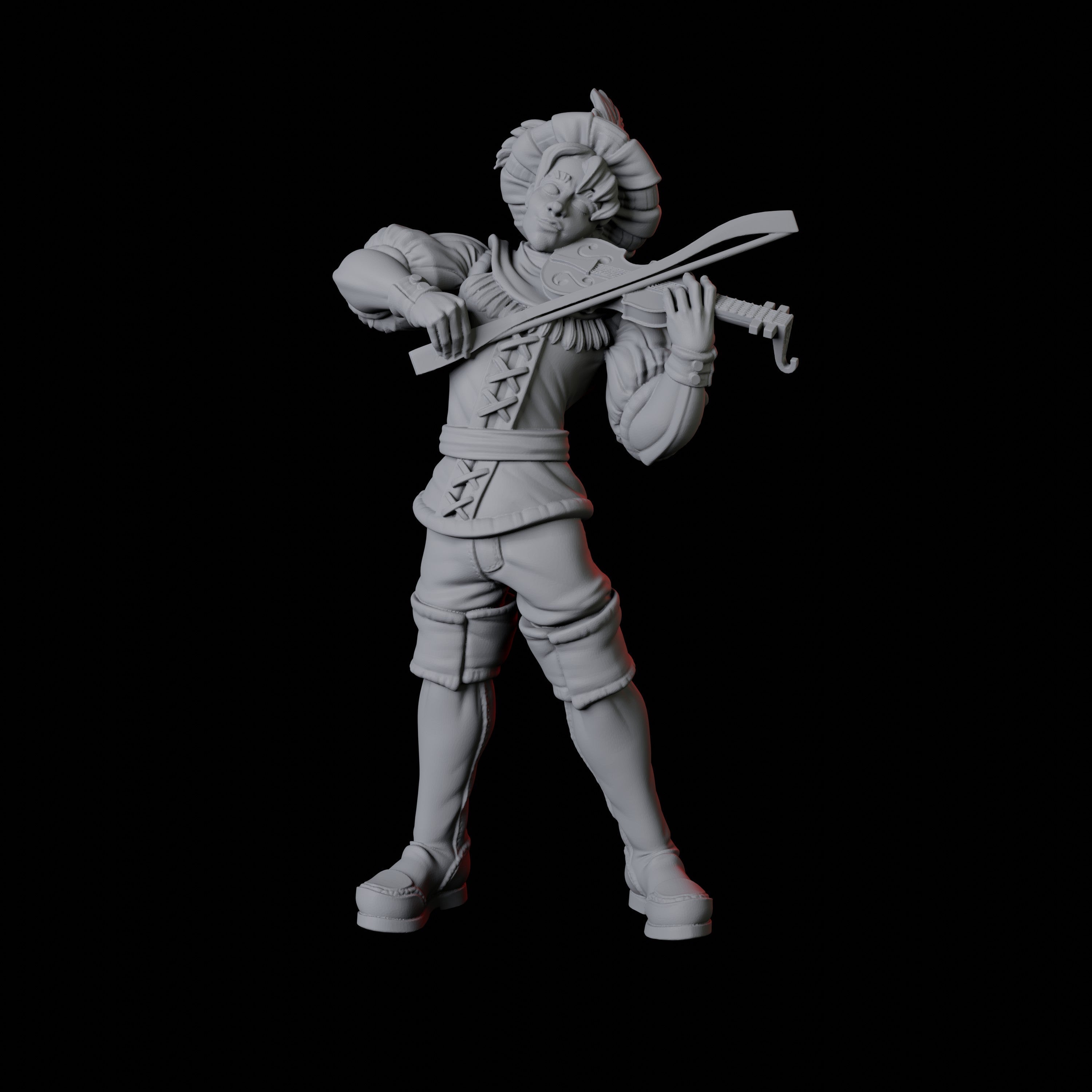 Violin Bard Miniature for Dungeons and Dragons