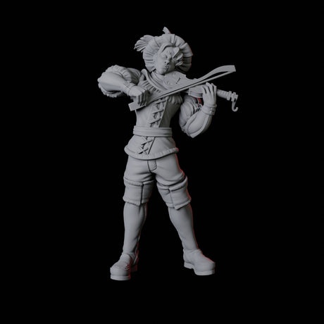 Violin Bard Miniature for Dungeons and Dragons, Pathfinder or other TTRPGs