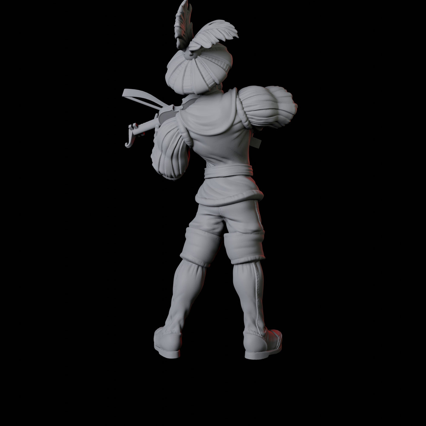 Violin Bard Miniature for Dungeons and Dragons, Pathfinder or other TTRPGs