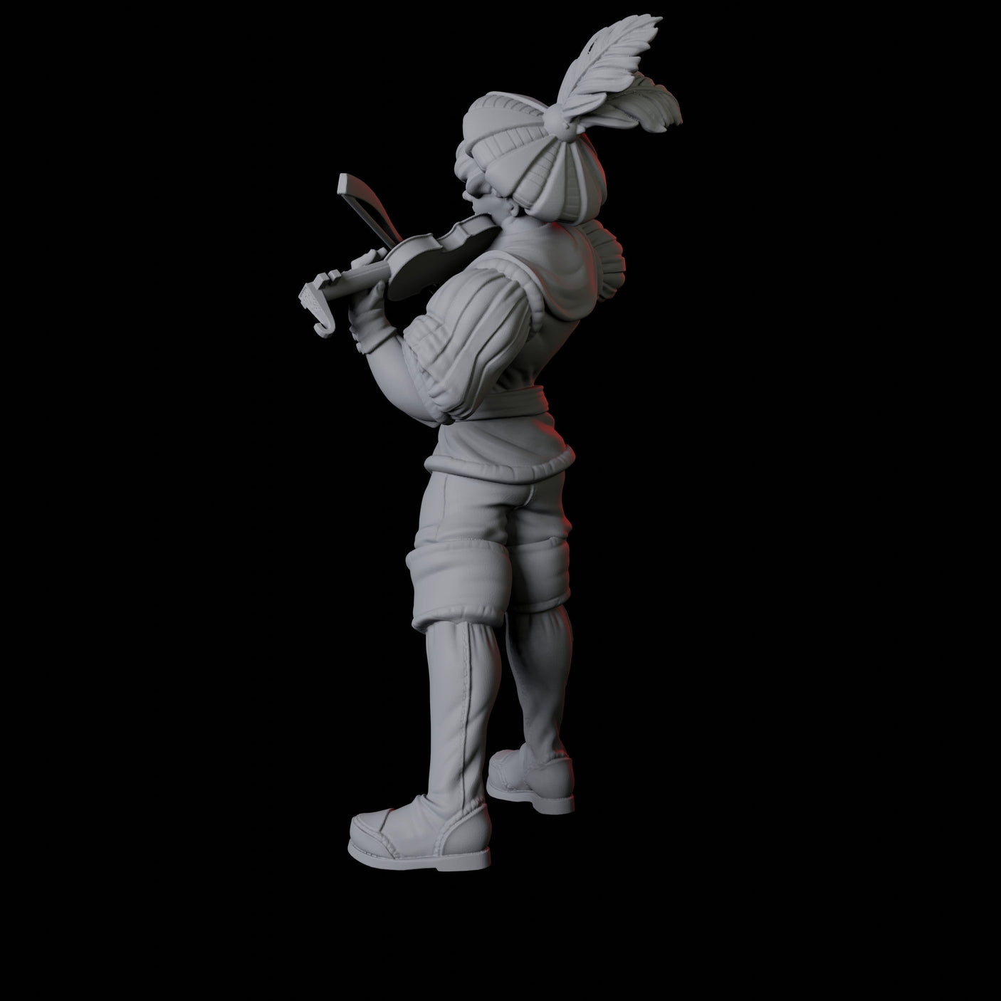 Violin Bard Miniature for Dungeons and Dragons, Pathfinder or other TTRPGs