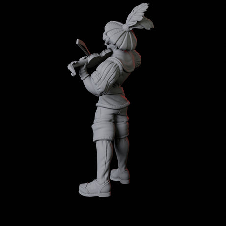 Violin Bard Miniature for Dungeons and Dragons, Pathfinder or other TTRPGs