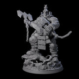 Volcanic Fire Giant Warrior Miniature for Dungeons and Dragons, Pathfinder or other TTRPGs