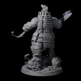 Volcanic Fire Giant Warrior Miniature for Dungeons and Dragons, Pathfinder or other TTRPGs
