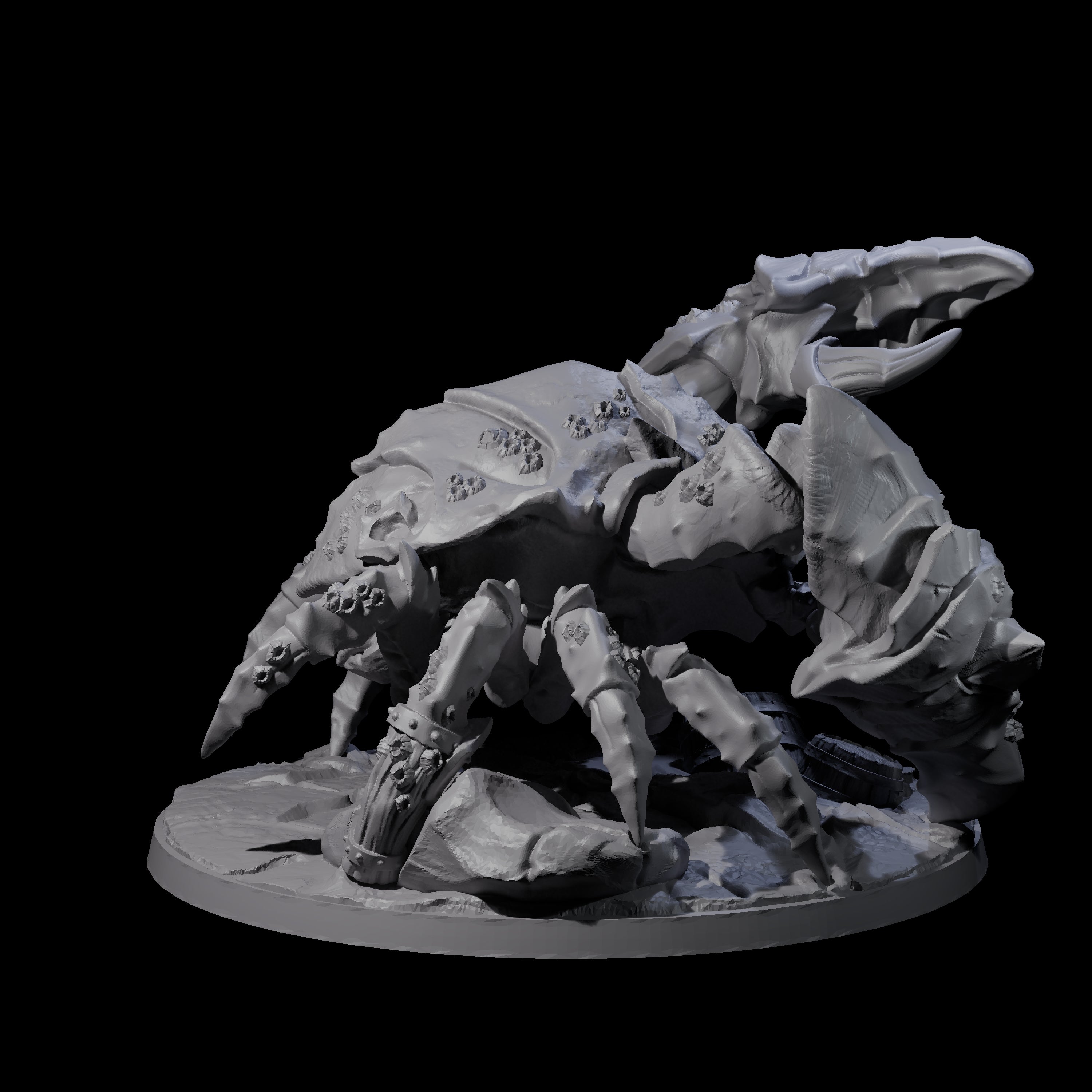 Waddling Giant Crab Miniature for Dungeons and Dragons, Pathfinder or other TTRPGs