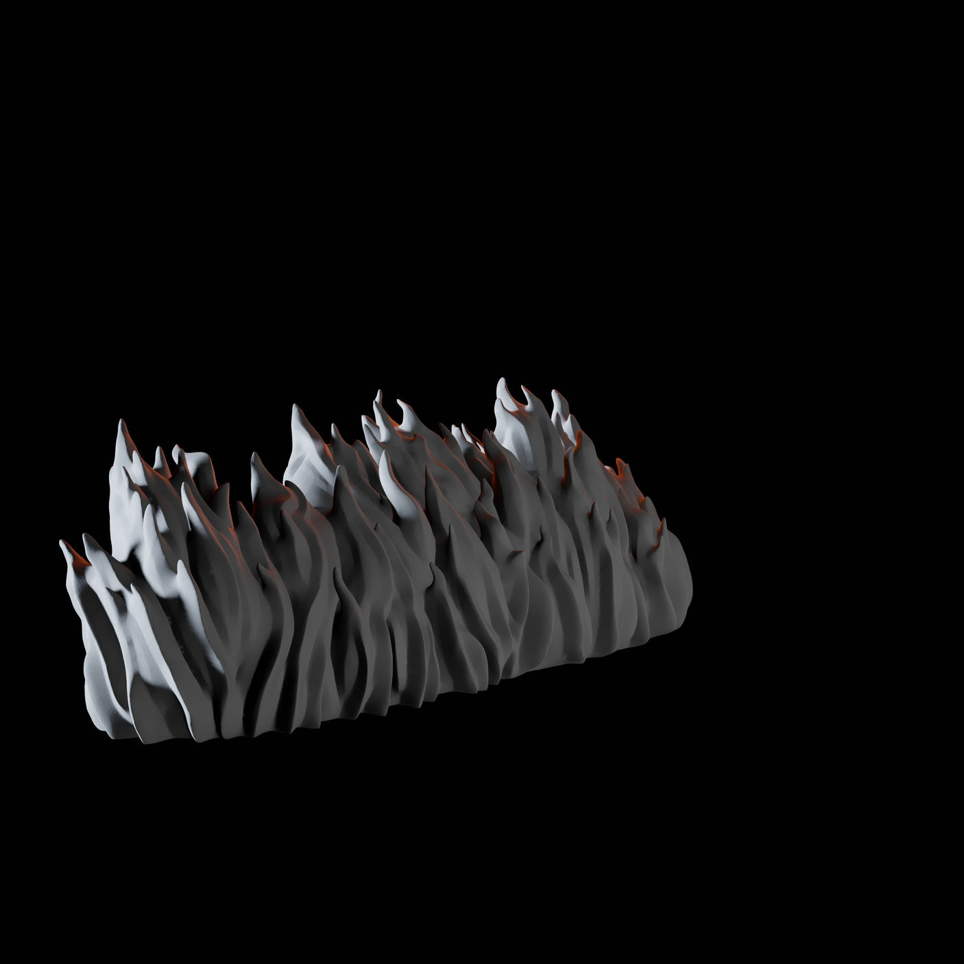 Wall of Fire Miniature for Dungeons and Dragons, Pathfinder or other TTRPGs