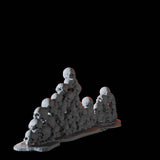 Wall of Skulls Miniature for Dungeons and Dragons, Pathfinder or other TTRPGs