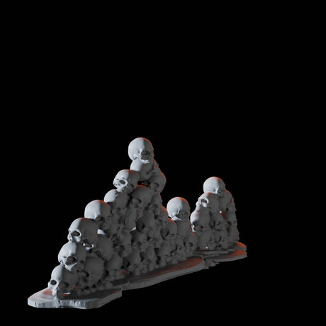 Wall of Skulls Miniature for Dungeons and Dragons, Pathfinder or other TTRPGs