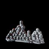 Wall of Skulls Miniature for Dungeons and Dragons, Pathfinder or other TTRPGs