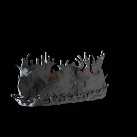 Wall of Water Miniature for Dungeons and Dragons, Pathfinder or other TTRPGs