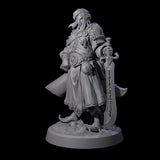 Wandering Desert Warrior Miniature for Dungeons and Dragons, Pathfinder or other TTRPGs