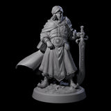 Wandering Desert Warrior Miniature for Dungeons and Dragons, Pathfinder or other TTRPGs