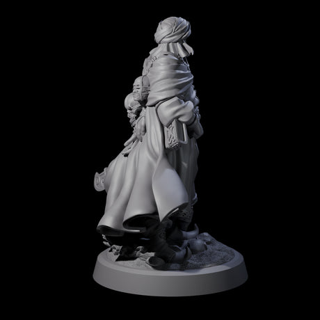 Wandering Desert Warrior Miniature for Dungeons and Dragons, Pathfinder or other TTRPGs