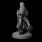 Wandering Desert Warrior Miniature for Dungeons and Dragons, Pathfinder or other TTRPGs