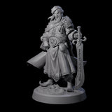 Wandering Desert Warrior Miniature for Dungeons and Dragons, Pathfinder or other TTRPGs