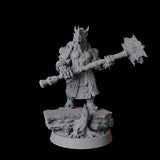 Wandering Dragonborn Fighter Miniature for Dungeons and Dragons, Pathfinder or other TTRPGs