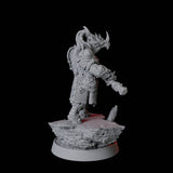 Wandering Dragonborn Fighter Miniature for Dungeons and Dragons, Pathfinder or other TTRPGs